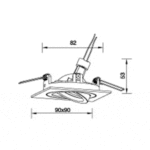 DOWNLIGHT RIT-B/ MR16