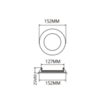 LED PANEL LIGHT 9W แบบกลม